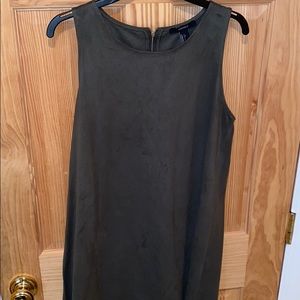 Green velvet dress